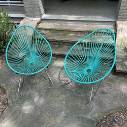 Turquoise Handcrafted Premium Innit Rocking Chair