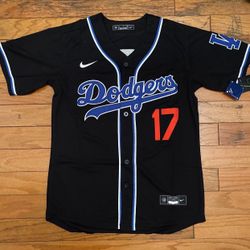Classic Black Los Angeles Dodgers Shohei Ohtani jersey for youth Fully Stitched