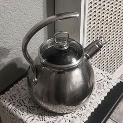 Princess House Tetera Grande De Barrington Stainless Steel Para Cafe. 