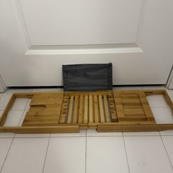 Bamboo Bathtub Tray