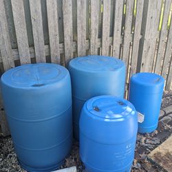 30 Gallon Blue Drums