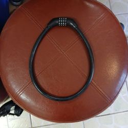 Combination Cable Bike Lock With 4-Digit 24 Inches 