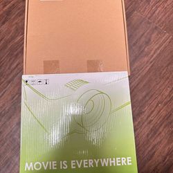 brand new in box Mini Projector ➕ Projector Screen 84 inch