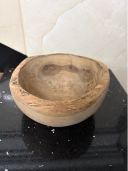 Wood land rustic bowl 3”x5”