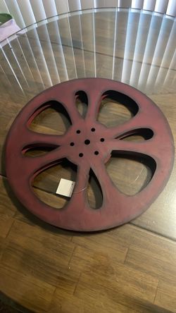 Movie Reel Metal Wall Art New
