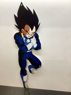 Dragon Ball Z Vegeta Metal Sign 