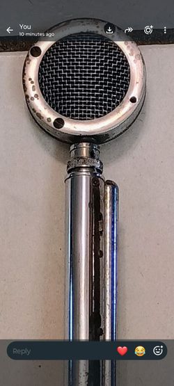 Antique microphone