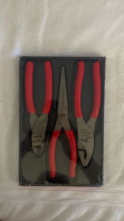 Snap On 3 piece plier set 