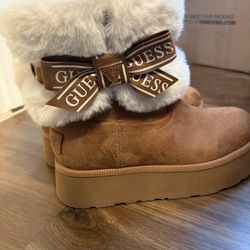 Women’s Guess Cold Weather Faux Fur Cozy  Booties 