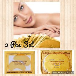 Anti- Aging Gold Bio Crystal Collagen Face and Eye Mask