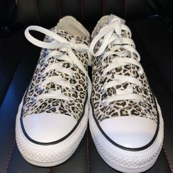 Women’s Leopard Converse Size 9 