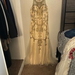 Golden Mermaid Dress