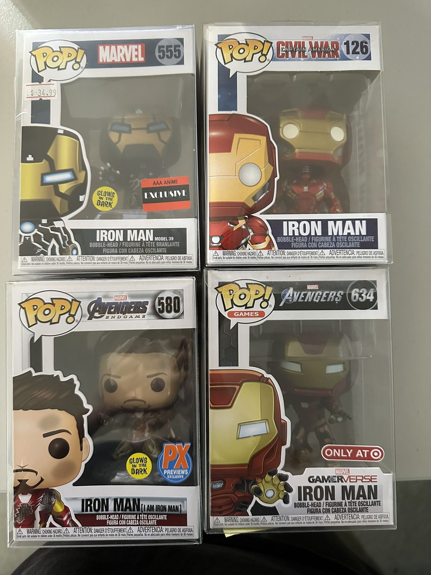 Iron Man Funko Pop Collectibles