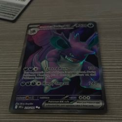 2025 Pokemon SV Destined Rivals Full Art Rocket's Nidoking ex #216