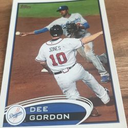 Dodgers Dee Gordon Card