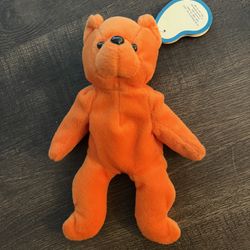 Beanie Baby Bear Orange 