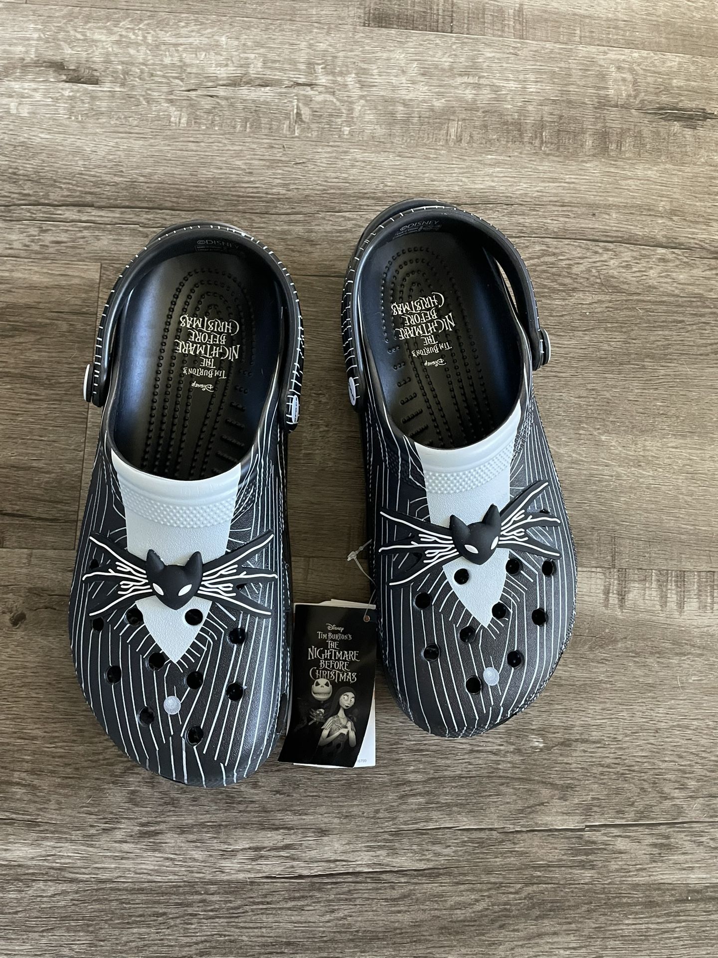 Crocs Jack Skellington Nightmare Before Christmas Classic Clogs Size M12 CROCS Disney The Nightmare Before Christmas M4 W6 Black Clog  main image 2