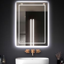ordered extra for AirBnB-28x20’’ Bathroom LED Mirror | Anit Fog | Dimmable | Touch Sensor | NEW 