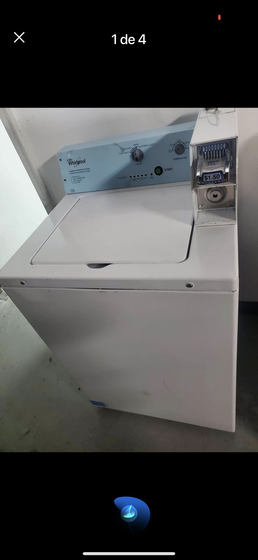 Comercial Coin Washer