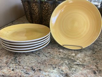 Yellow Ceramic Plates