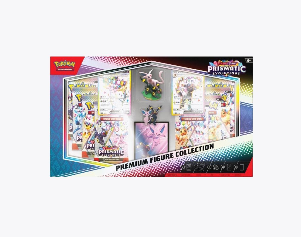 Pokemon TCG: Prismatic Evolutions Premium Figure Collection *FACTORY SEALED*