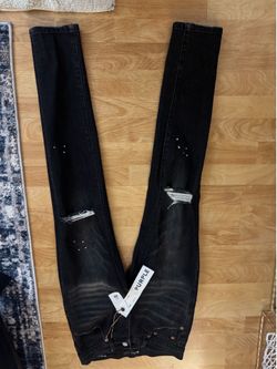 Purple jeans