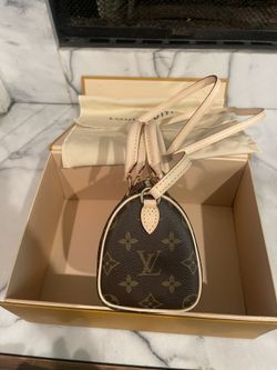 Authentic Louis Vuitton Nano Speedy W/ Box And Dustbag for Sale in