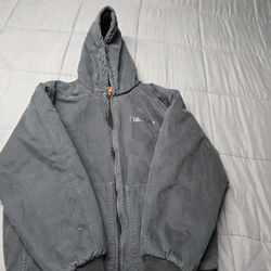 Mens Canvas Insulated Work Jacket