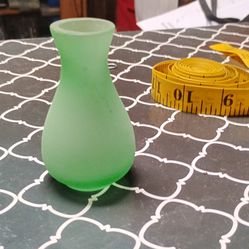 Green bud vase