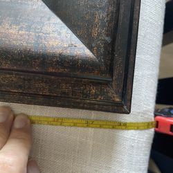 2 wooden mirrors 38x35 $100