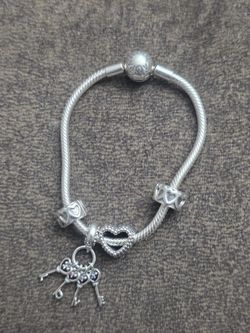 Pandora Bracelet And Charms