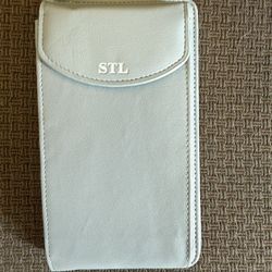 STL Light Blue Leather Wallet