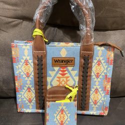 Wrangler Tote Bag  Wallet Set 