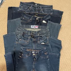 5 Pairs Of Girls Size 10 Jeans