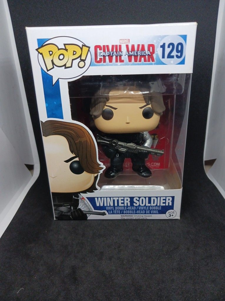 Funko POP Marvel: Captain America 3: Civil War Action Figure - Winter Soldier