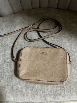 Coach Tan  Leather Crossbody Bag