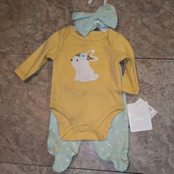 Sterling Baby Easter 3pcs Set New 