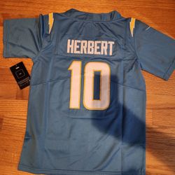 NFL Los Angeles Lightning Chargers football uniform No.10 Justin Herbert jersey sportswear man