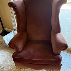 Elegant, Traditional Wingback Chair