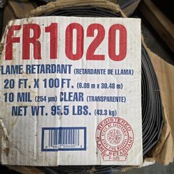 Roll Of Black Plastic