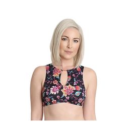 Nanette Lepore Hannah High-Neck Bikini Top NWT