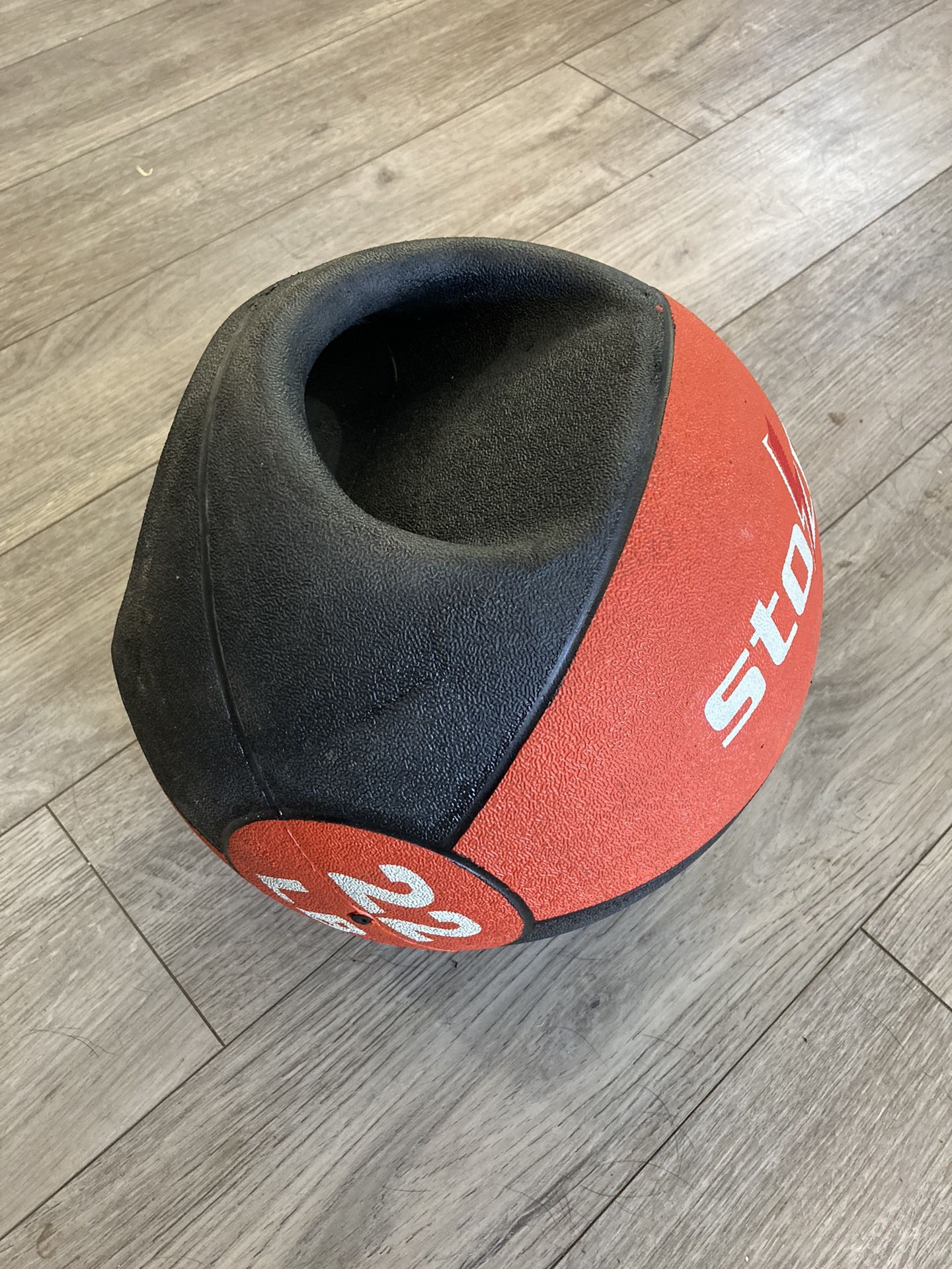 Exercise Medicine Ball 22 Pounds (Weighted Ball W/ Handles)