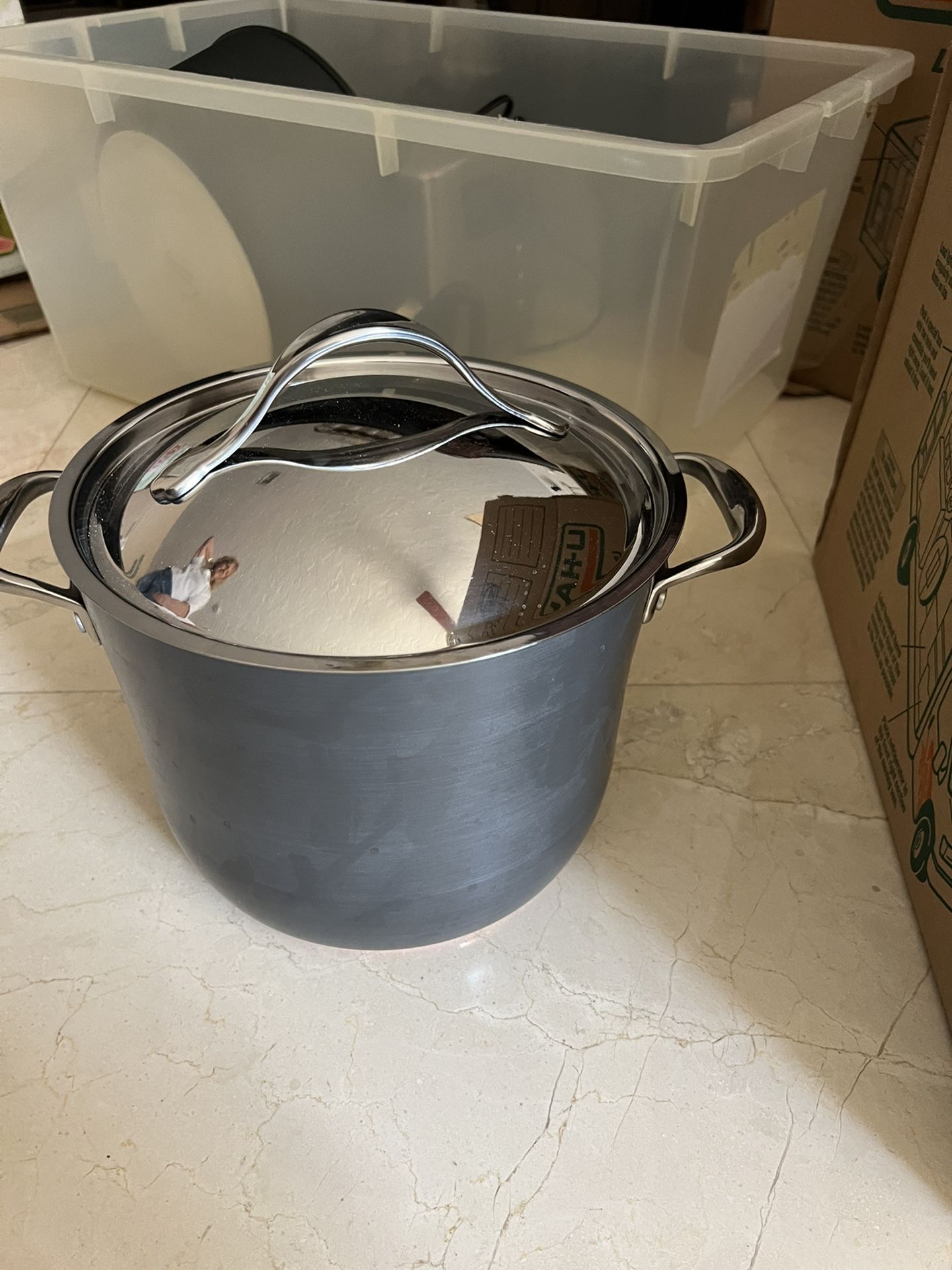 BEAUTIFUL ANALON STOCK POT 8 Quart NEW 