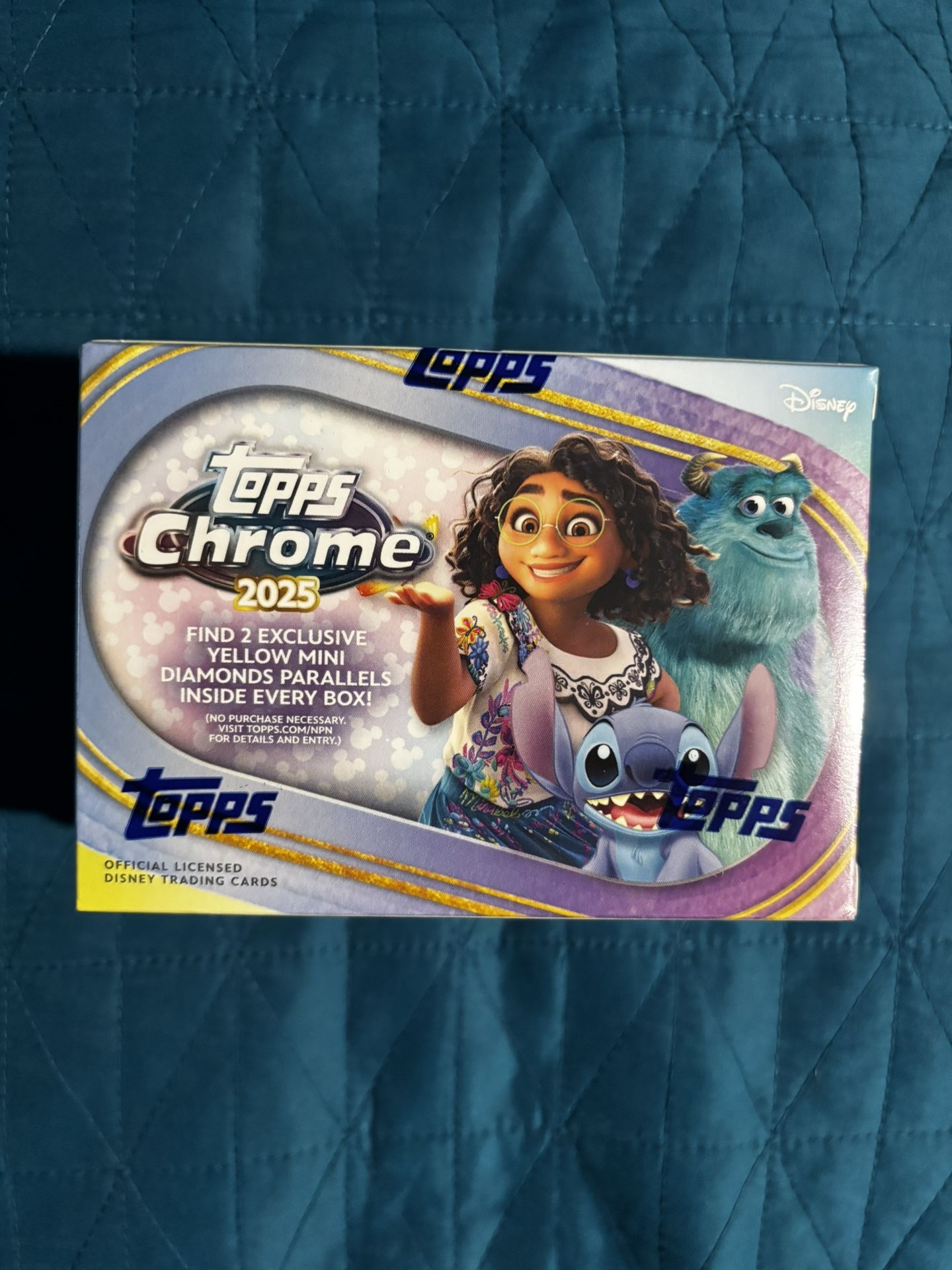 2025 Topps Chrome Disney - Factory Sealed - Value Box