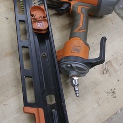 Ridgid framing nailer R350rhf used 877352-1