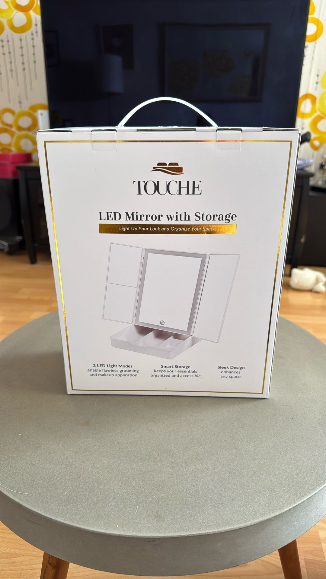 Touch LED Mirror With Storage
