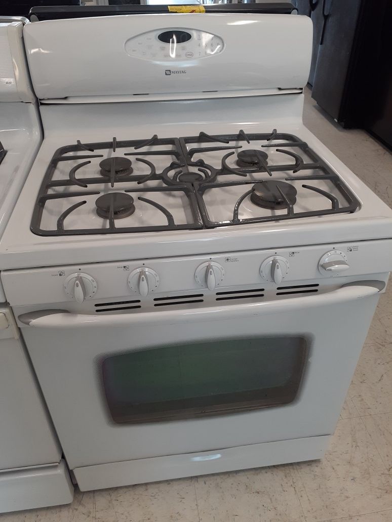 Maytag gas stove used in good condition with 90 day's warranty