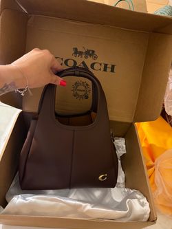 Coach Brown Leather Mini Handbag