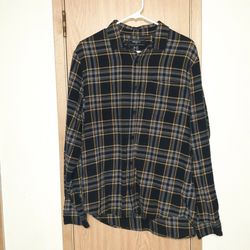 Mens FOREVER 21 Plaid Flannel 