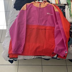 Long Sleeve Champion Windbreaker